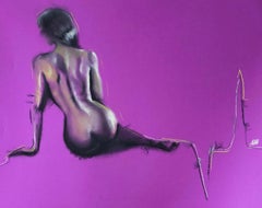 Paper Nude Drawings and Watercolors