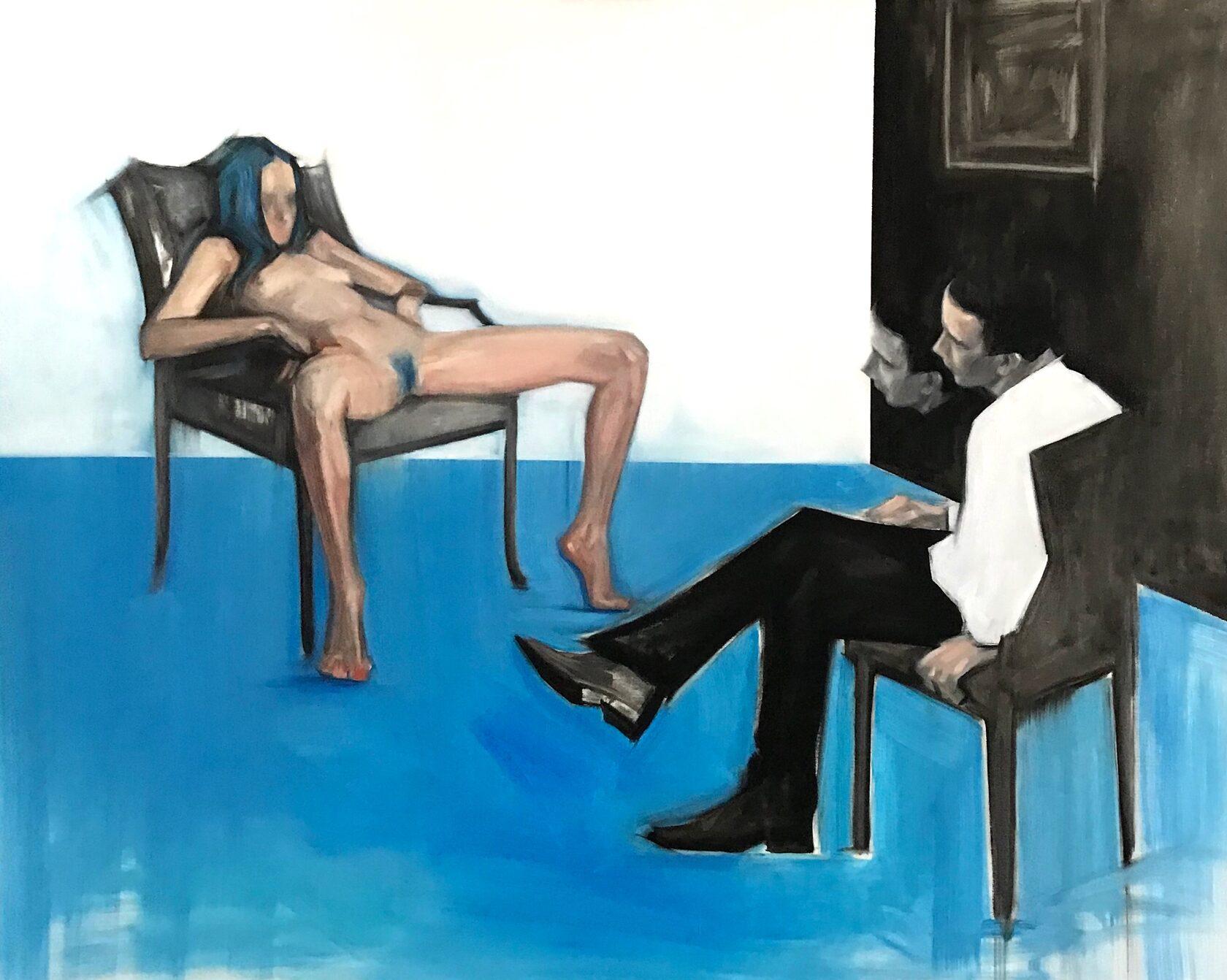  Vera Khodakova  Nude Painting - NOTHING INTRESTING