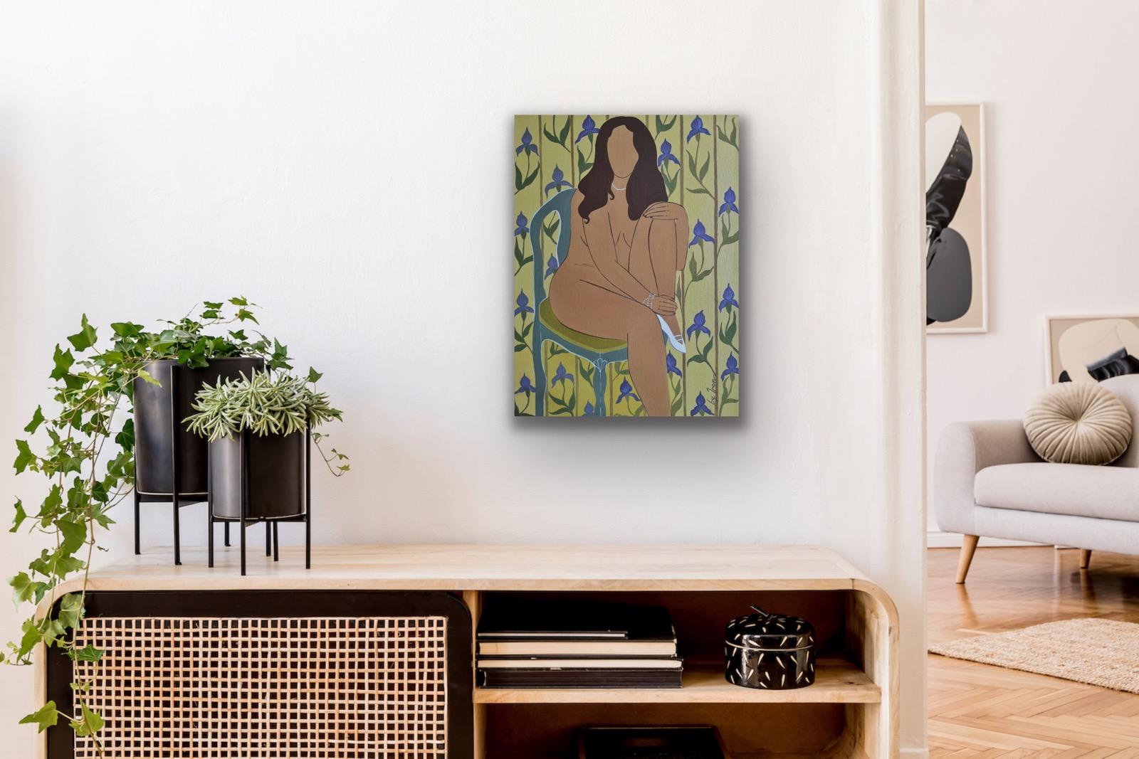  Corner in the room - Painting by Irina Yakovleva