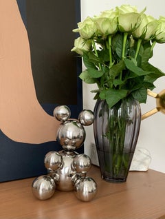 XSmall Bear:: sculpture en acier inoxydable