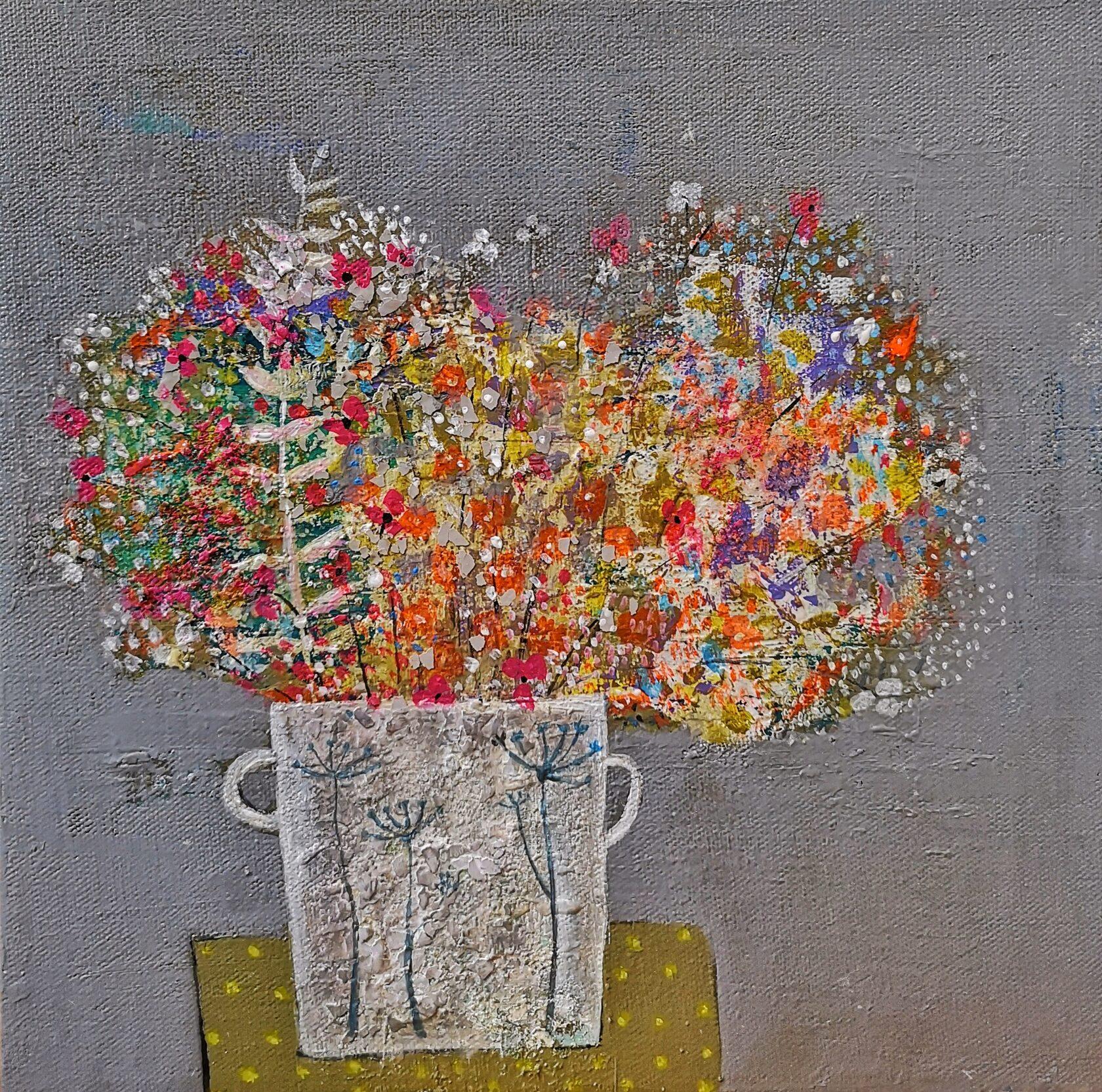 Jug with flowers