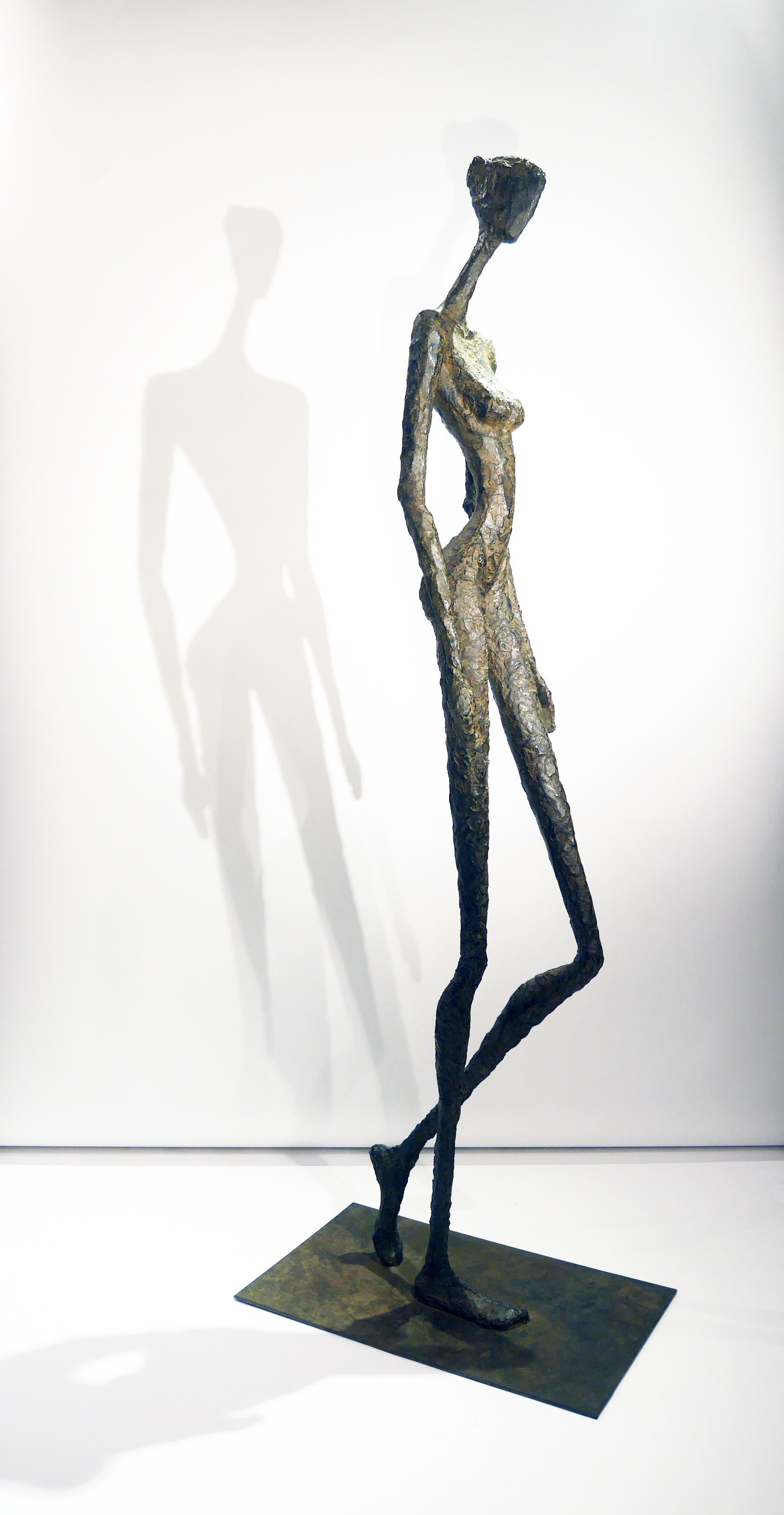 Sylvie Mangaud Nude Sculpture - Grande Charme, Life-size Nude bronze