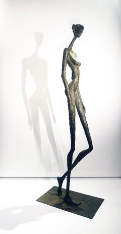 Grande Charme, Life-size Nude bronze