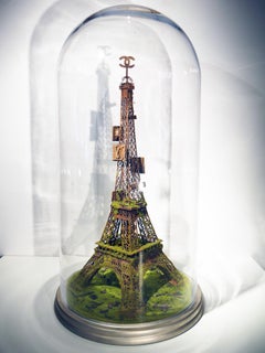 Eiffel Tower figurative sculpture by filmmaker artist Boris Jean science fiction