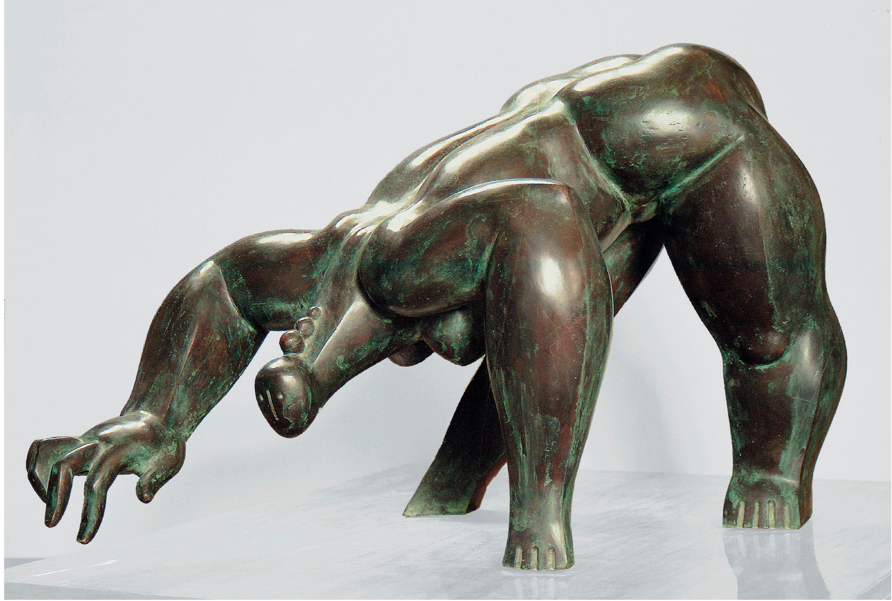 Andrey Antonov Figurative Sculpture - Search . Sculpture Bronze Nude Woman Interior Modern