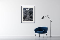 This is Yuin Country - Relief Linocut Print of Yellow Tailed Black Cockatoos