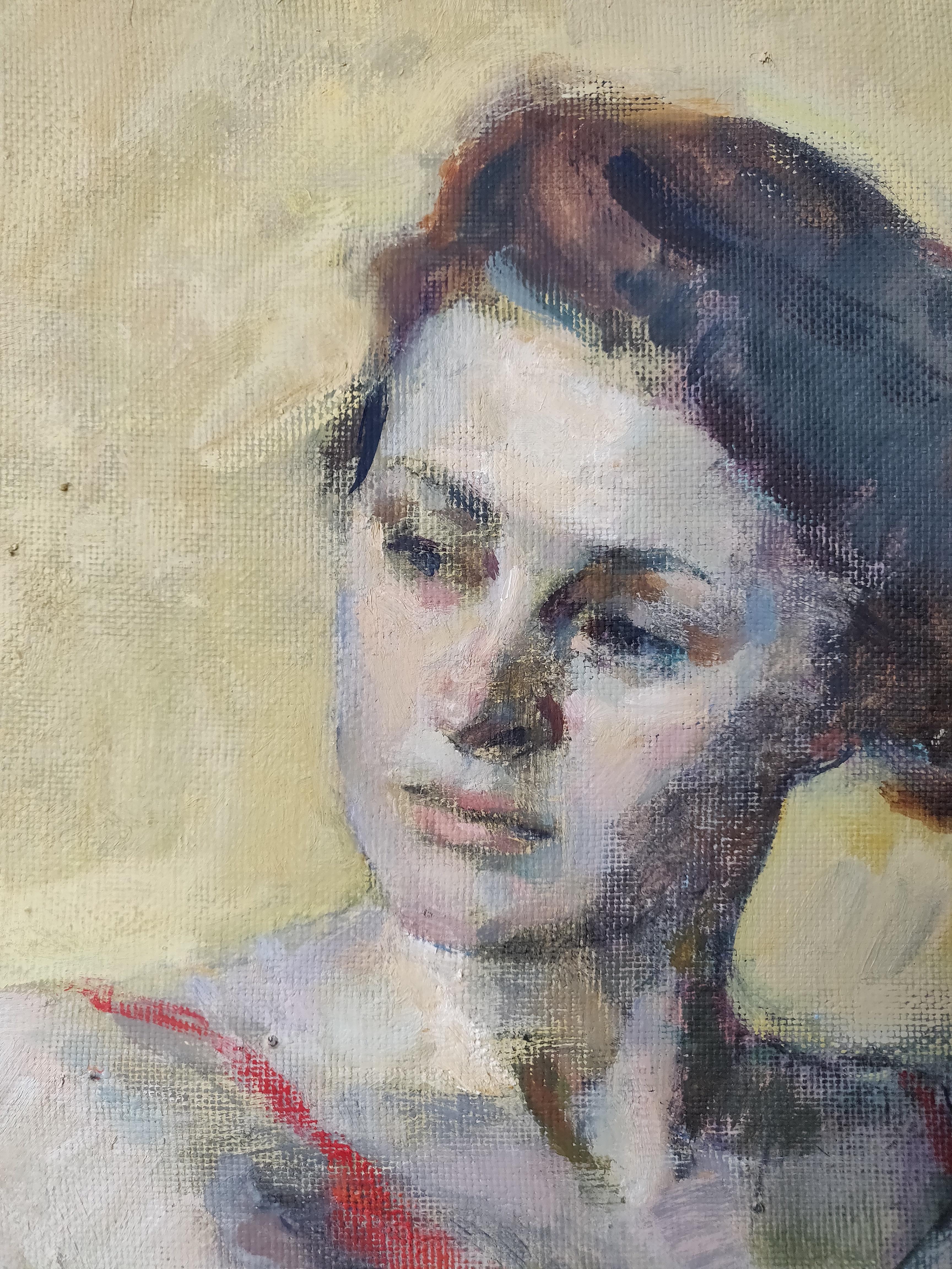 oil painting hair