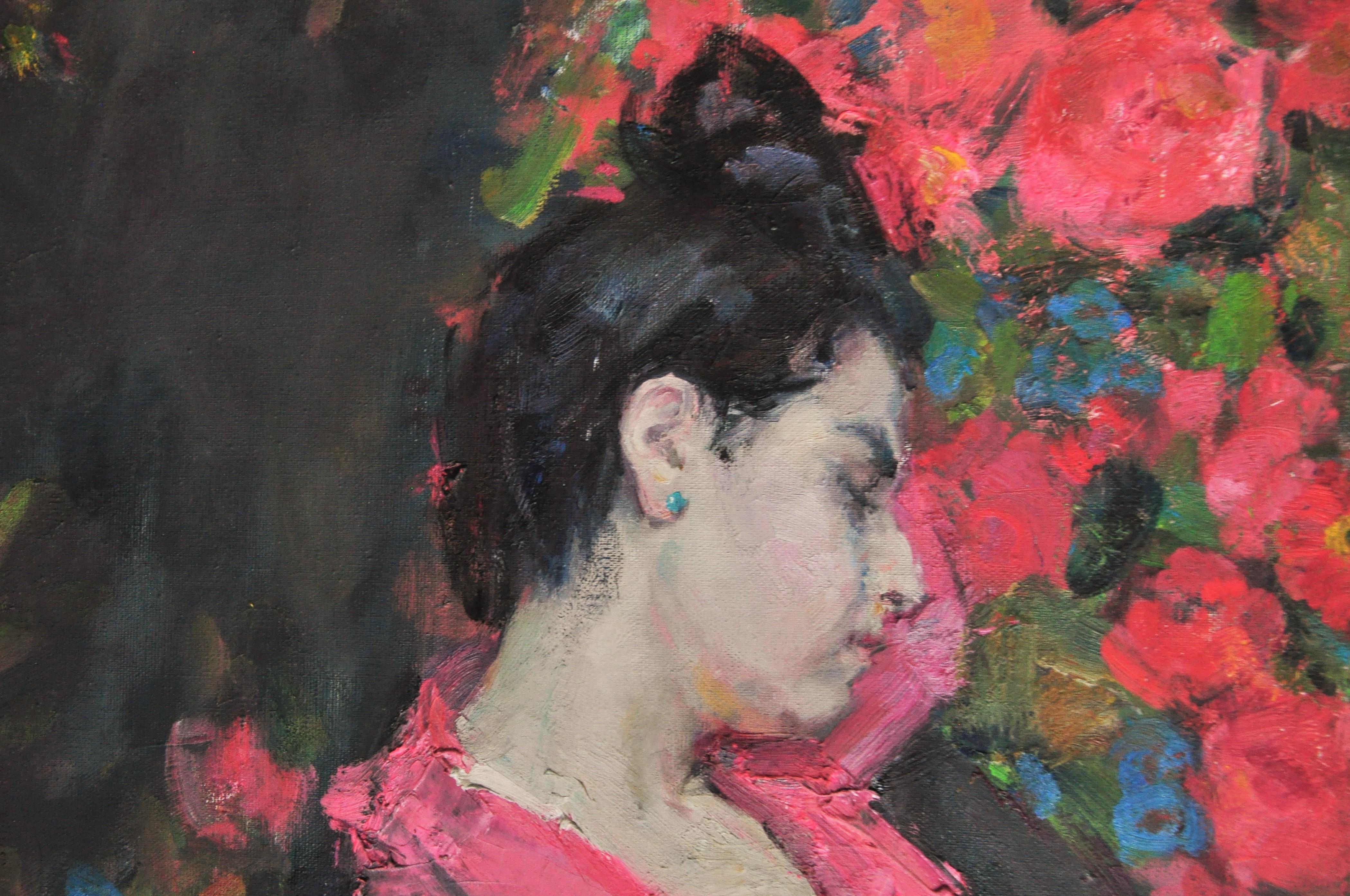 Suzanne - Yaroslava Tichshenko 21st Century Contemporary Oil Painting Female For Sale 1
