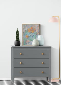 Peaches - 21st Century Contemporary Oil Painting - Impressionist Still Life