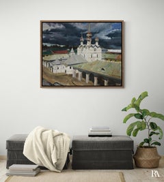 Before the Thunderstorm - 21st Century Contemporary Oil Lanscape Painting