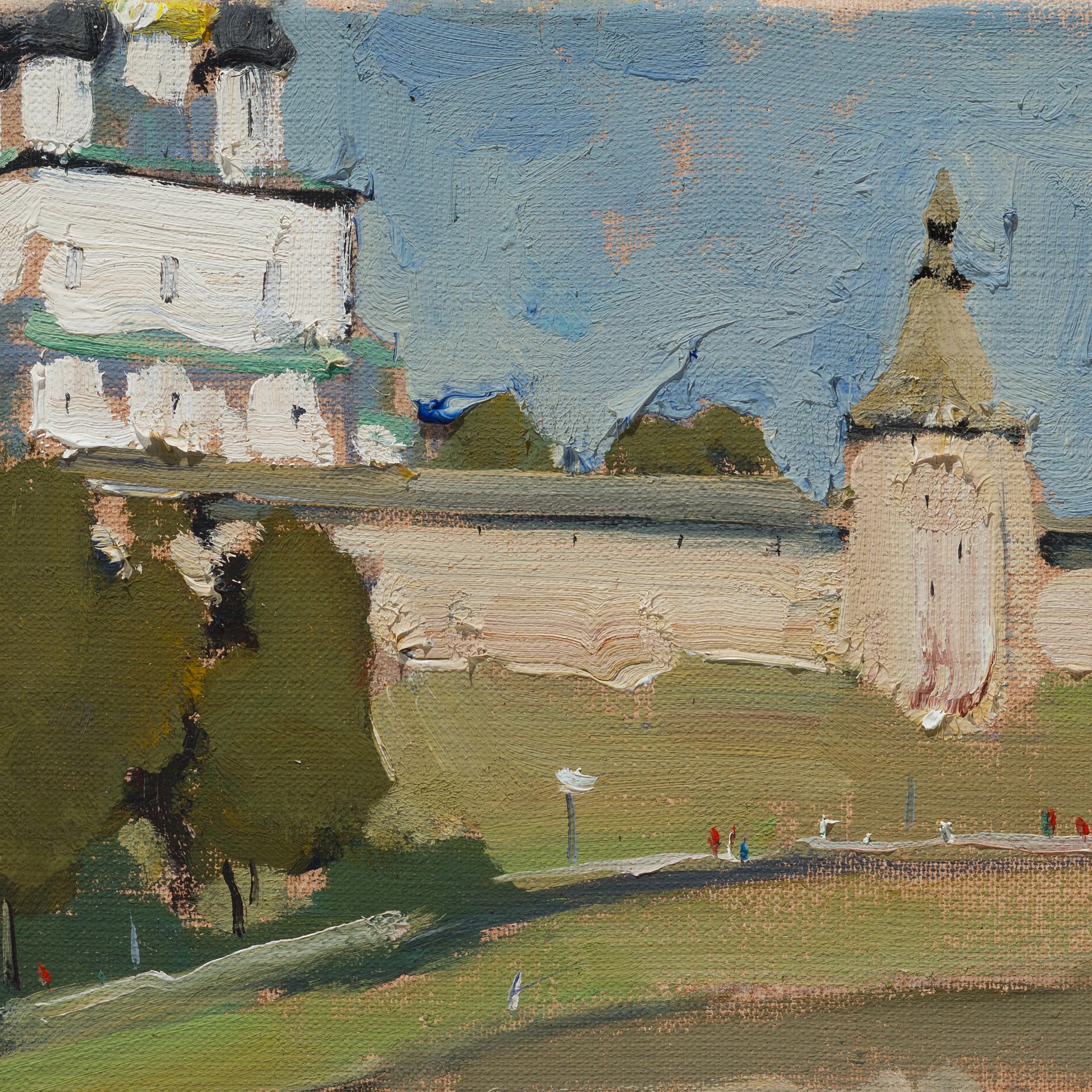 In this brilliant sunlit composition, Ilya Zorkin showcases the Pskov Kremlin (an ancient citadel in Pskov, Russia) at its most glorious. The Kremlin was the administrative and spiritual centre of the Pskov Republic in the 15th century.

The