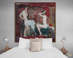 Oriental Nudes - 21st Century Contemporary Classical Figure Oil Painting