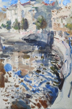 Summer in the City - 21st Century Contemporary Impressionist Oil Painting