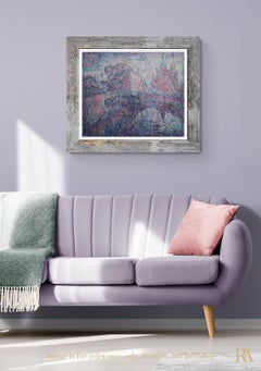 Frosty - 21st Century Contemporary Oil Expressionist Urban Landscape Painting