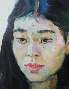 Liu Wei Wei - 21st Century Contemporary Chinese Beauty Oil Painting