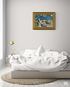 Lying Nude - 21st Century Contemporary Oil Female Beauty Painting