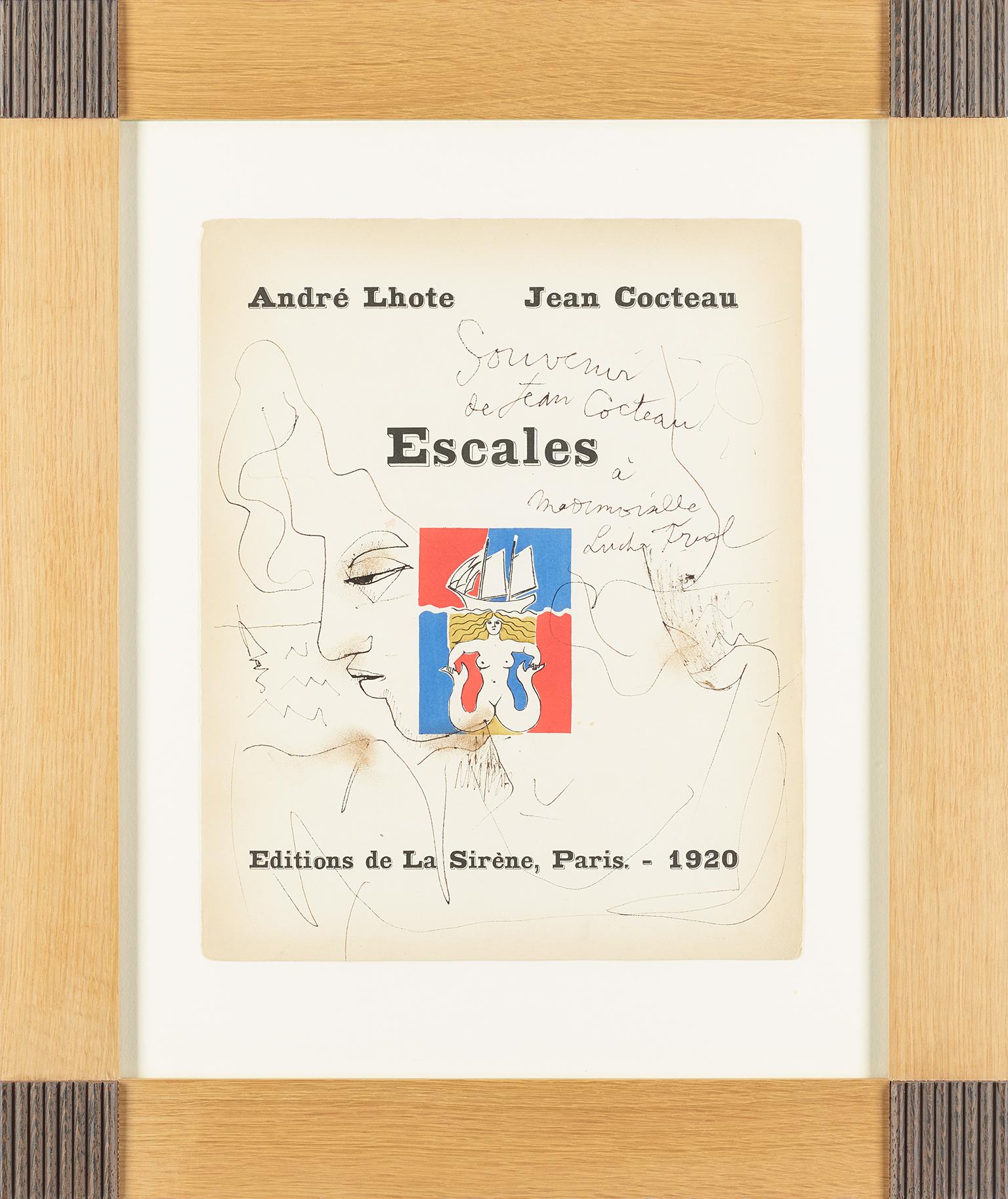 Escales - Art Deco Art by Jean Cocteau