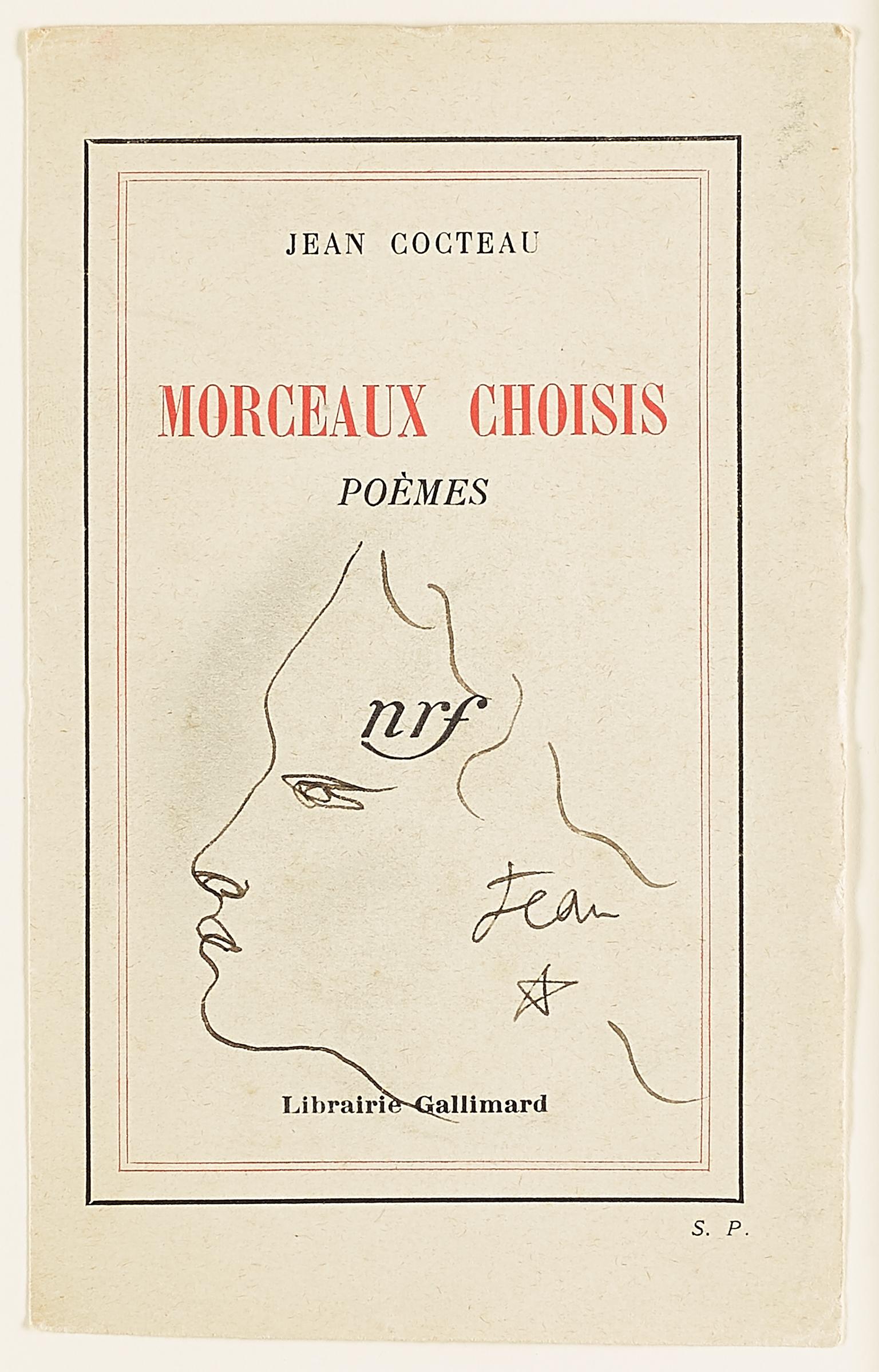 Portrait Jean Cocteau - Morceaux Choisis