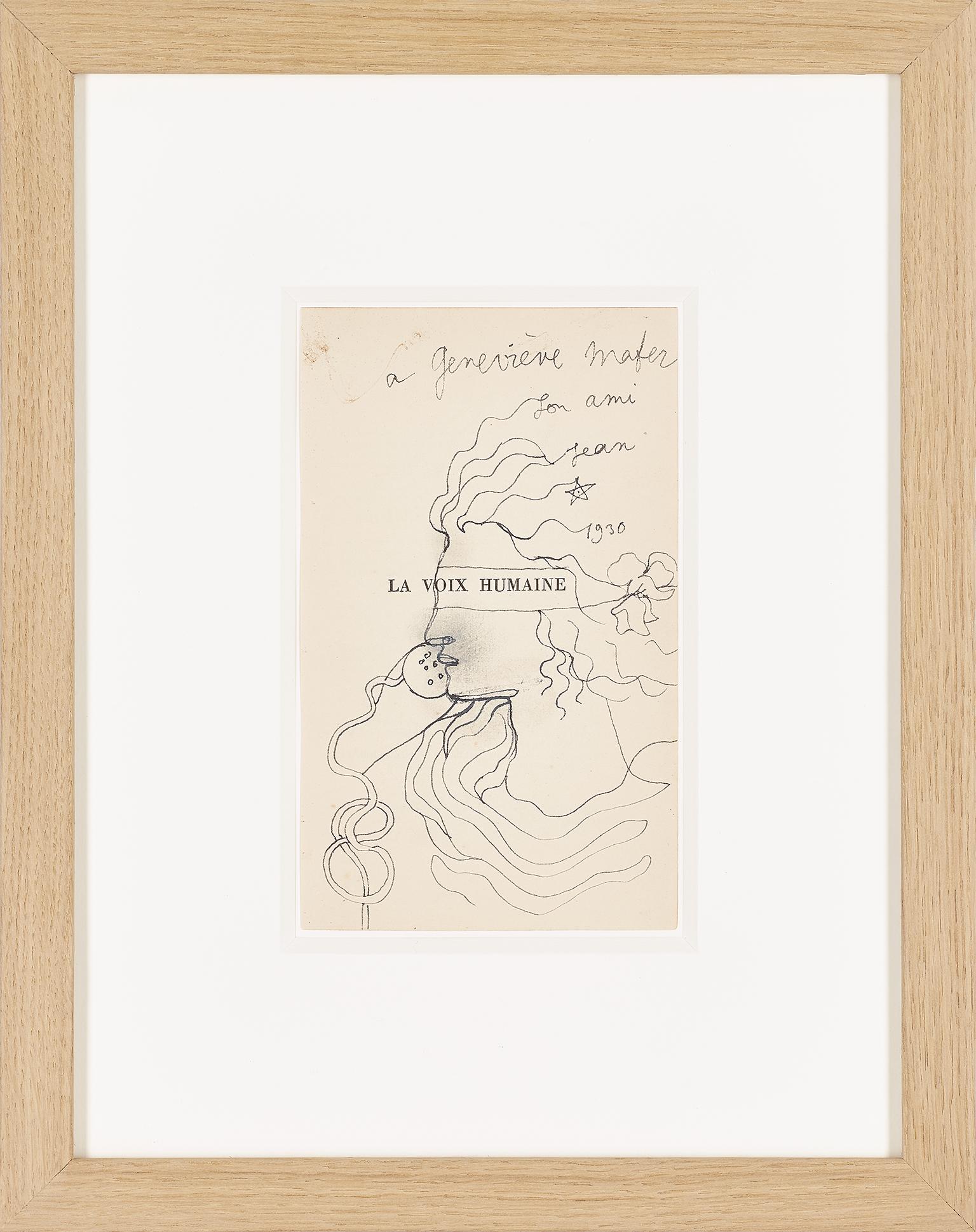 La Voix Humaine - Art di Jean Cocteau