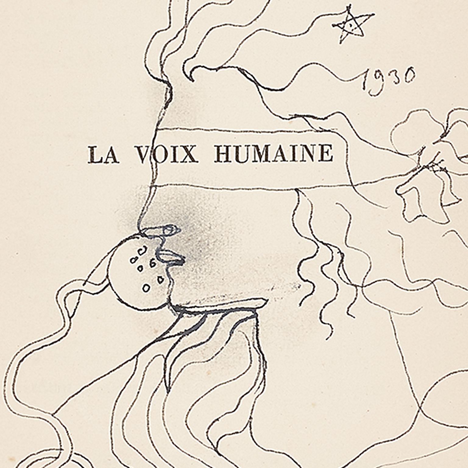 Portrait di Jean Cocteau - La Voix Humaine