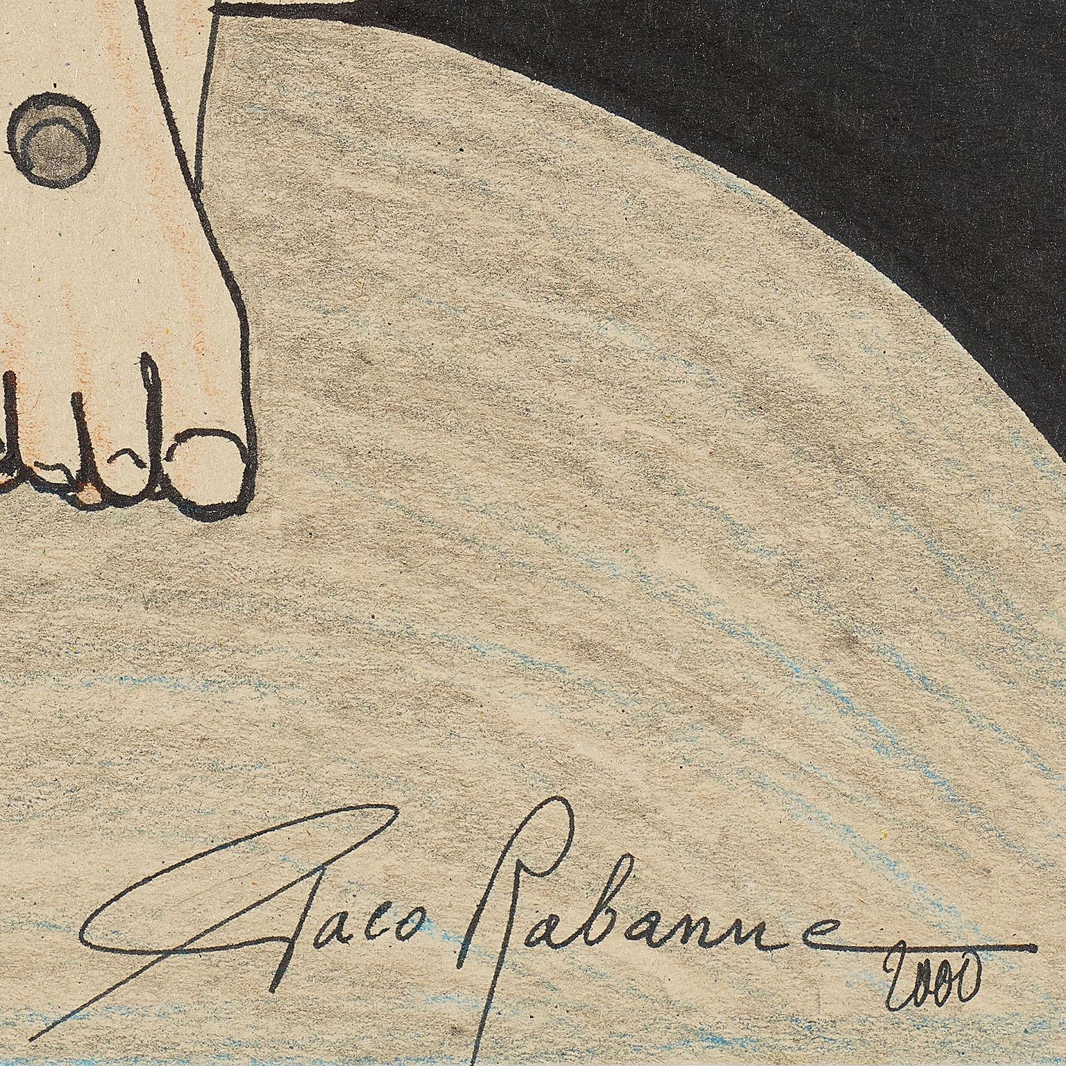 „Kristallroi“ (Schwarz), Portrait, von Paco Rabanne