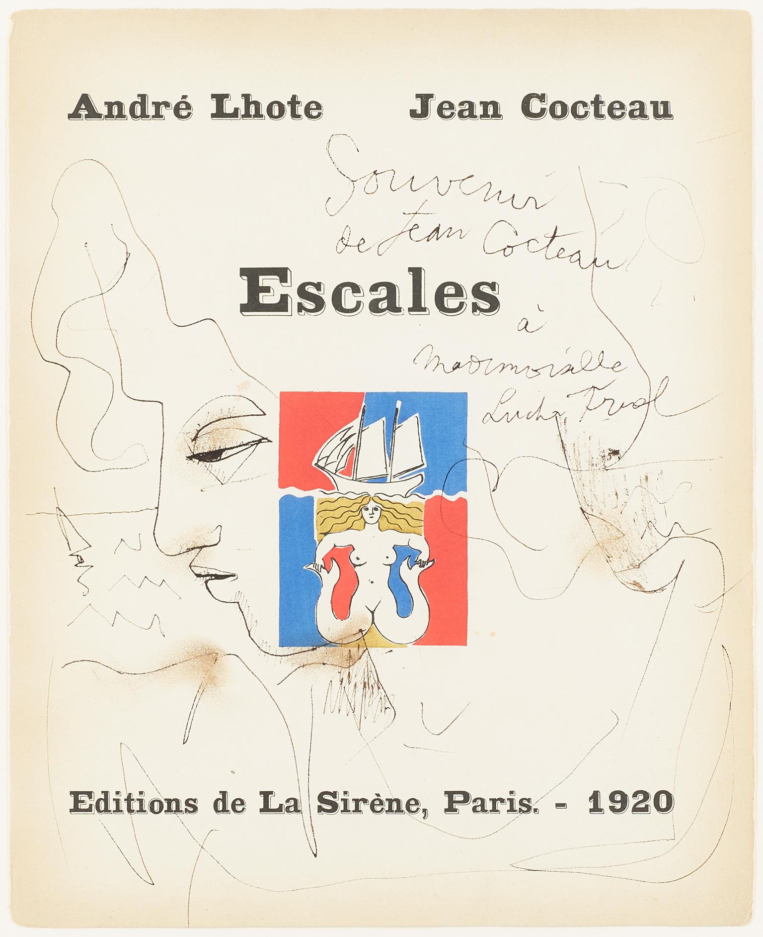 Dibujo original de Jean Cocteau . 1920 . Enmarcado . certificado por el experto Sr. Martin .
30,7 cm x 20 cm . vintage Enmarcado .