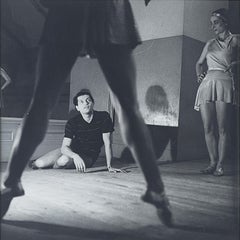 " Serge LIFAR en répétition " photography. " Serge LIFAR in REPETITION " .