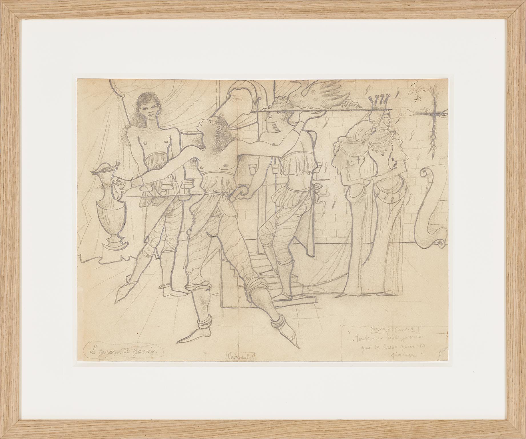 Chevaliers de la Table Ronde – Art von Jean Cocteau
