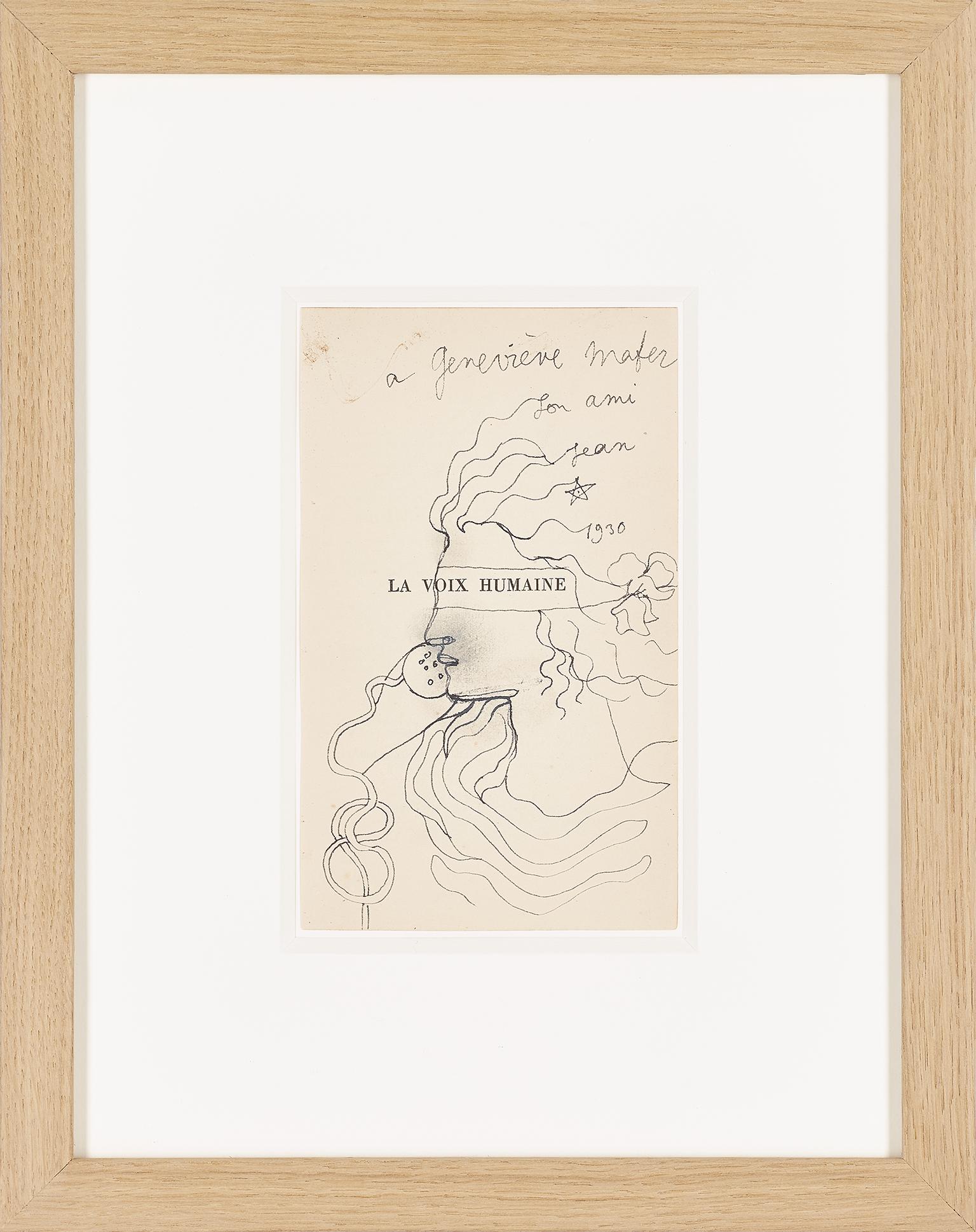 La Voix Humaine - Art de Jean Cocteau