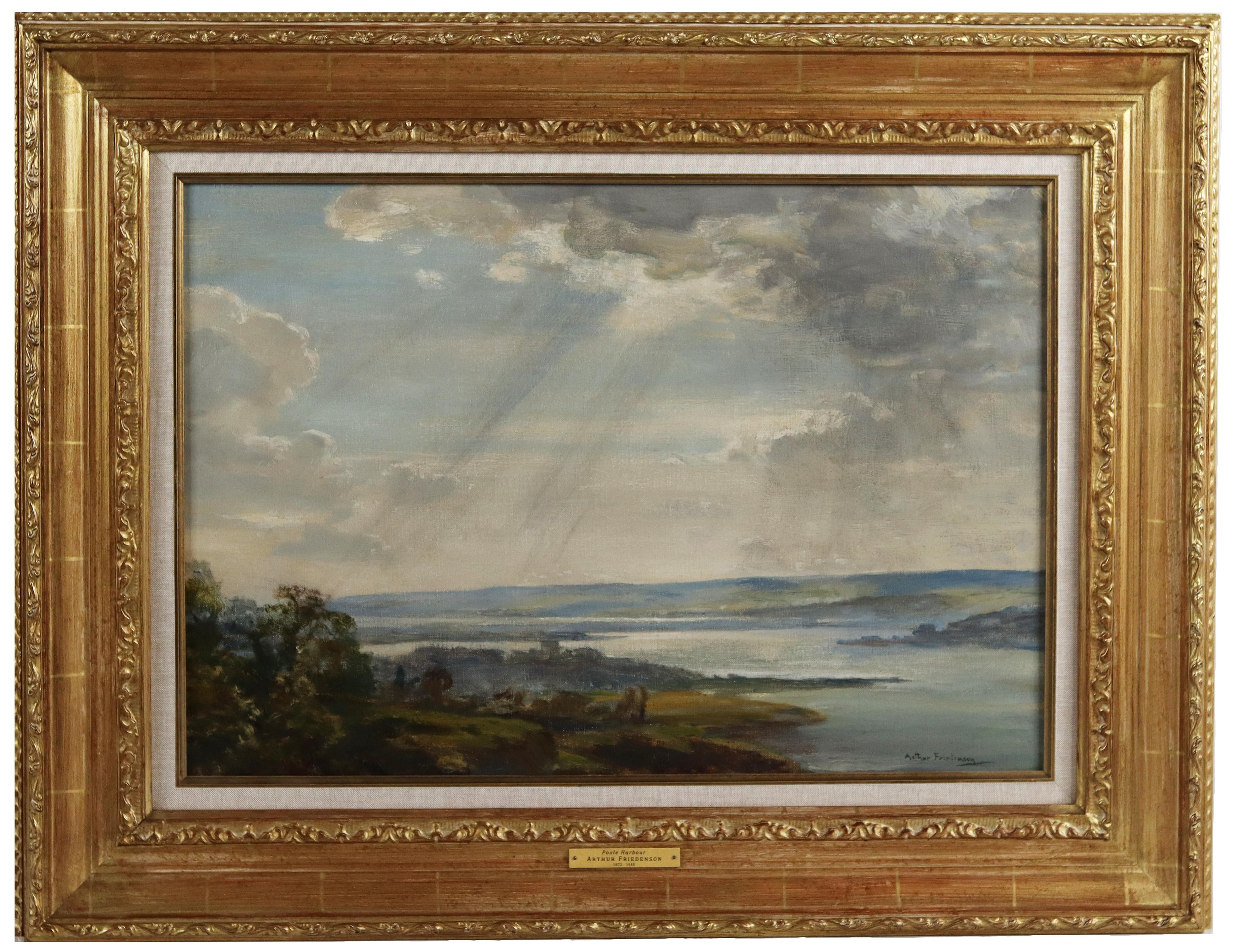 Arthur A. Friedenson Landscape Painting - Poole Harbour