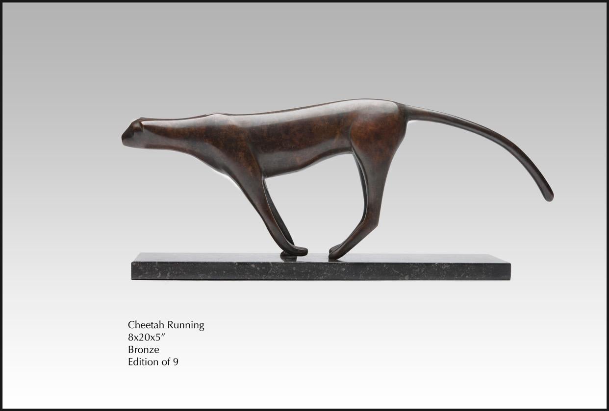 Cheetah - Sculpture by Robert Hooke