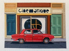 Andy Burgess, Cinematique, Gouache on Watercolour Paper