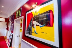 Deborah Azzopardi, Firebird, Limited Edition Screen Print with Platinum Leaf