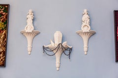 Matt Smith, Female Candlestick Sconce, White Earthenware