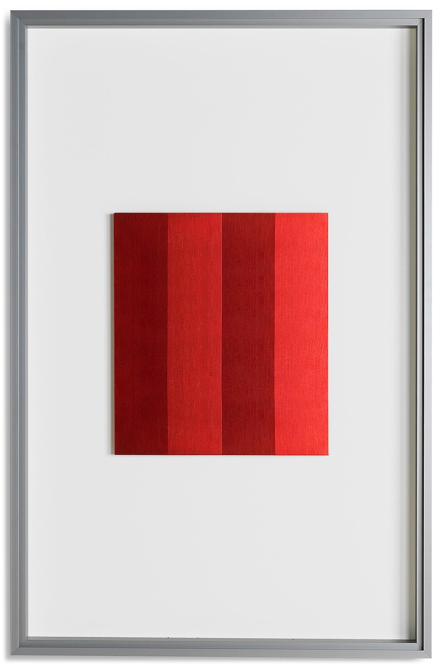 Phenomena, Red. Limited Edition 1st of 20 pieces. - Mixed Media Art by Keiji Takeuchi
