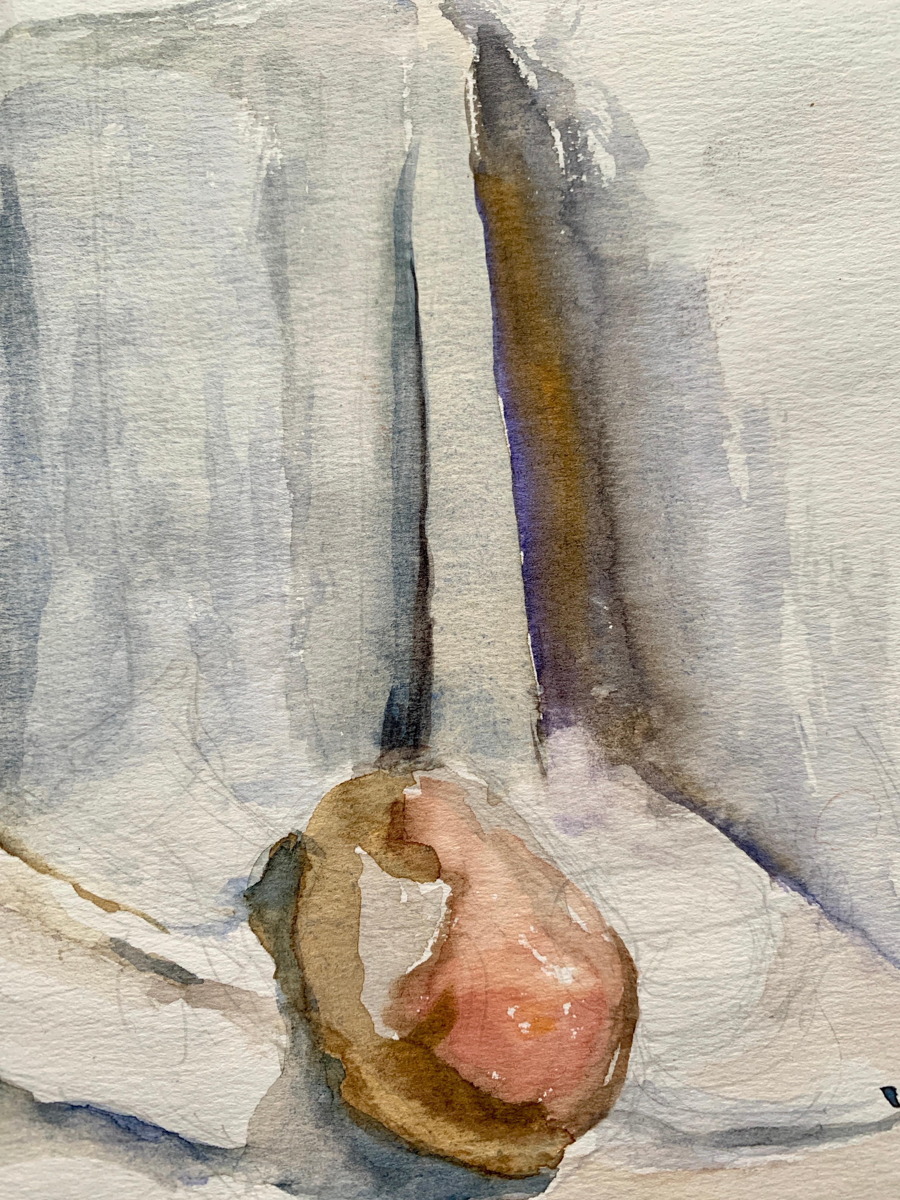 pear watercolor painting