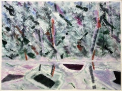 1999 "February" Abstract Landscape Drawing
