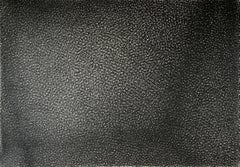 1980s "#2" Cross Hatch Abstract Charcoal Drawing Minimalist Modern Art