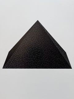 1980s "#20" Charcoal Cross Hatch Abstract Drawing Modern Art Jack Scott