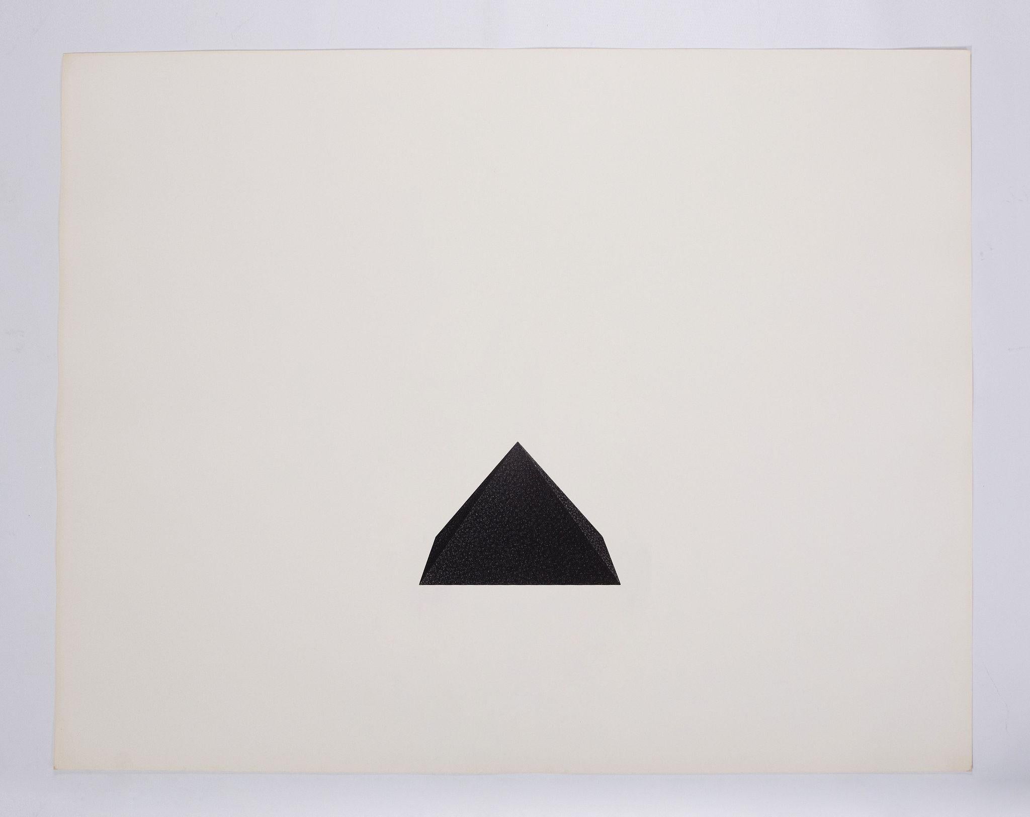 Jack Scott Abstract Drawing – 1980er Jahre „#20“ Abstrakte Holzkohle-Zeichnung Moderne Kunst mit verwobener Linie