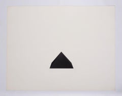 1980er Jahre „#20“ Abstrakte Holzkohle-Zeichnung Moderne Kunst mit verwobener Linie