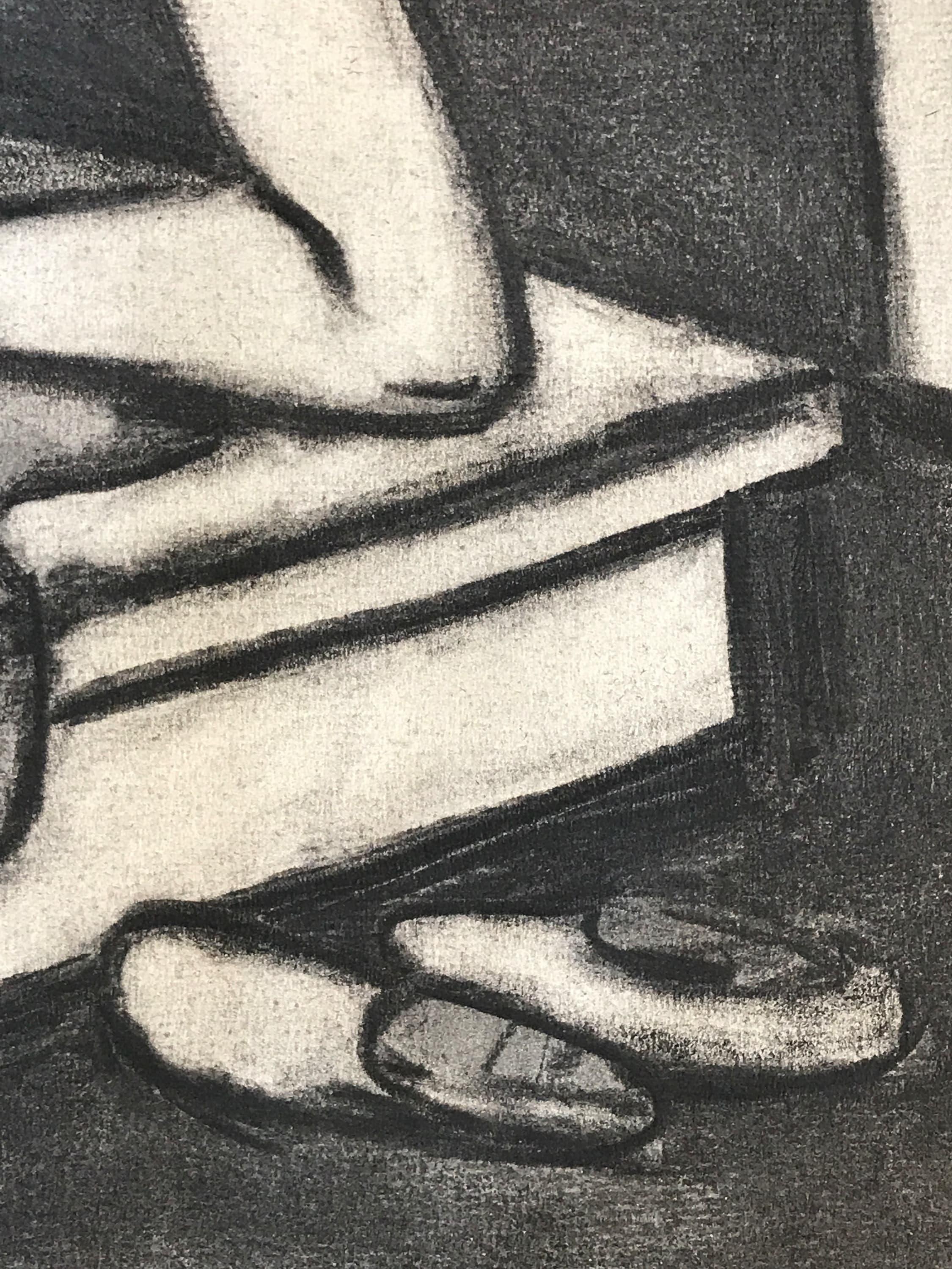 Fredrick Reichman (1925 - 2005)
Nackt auf Matratze
1940s
Zeichenkohle auf Papier
25 