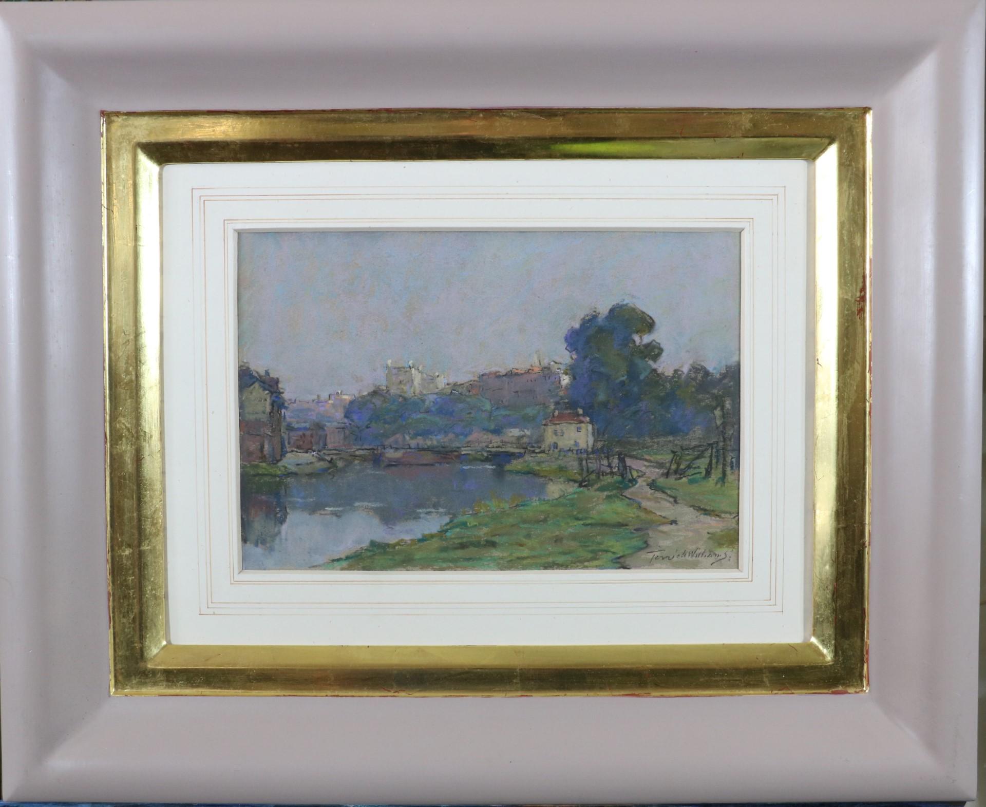 Disegno a pastello impressionista dei primi del Novecento di un paesaggio che raffigura un  Canale, paesaggio ed edifici di Leydon Holland.

Un olio meraviglioso  disegno a pastello dell'artista Terrick Williams.  Rinomato come il più importante