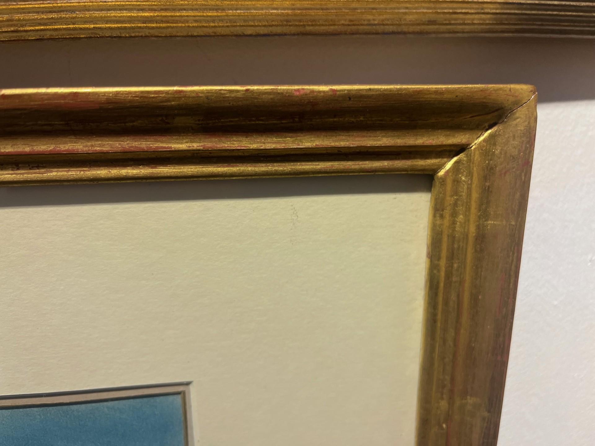 Frühes zwanzigstes Jahrhundert Impressionist Aquarell Stürmischer Himmel und Meer mit Booten im Angebot 1