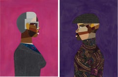 Paire : Vie intérieure (homme) & (femme) par Derrick Adams