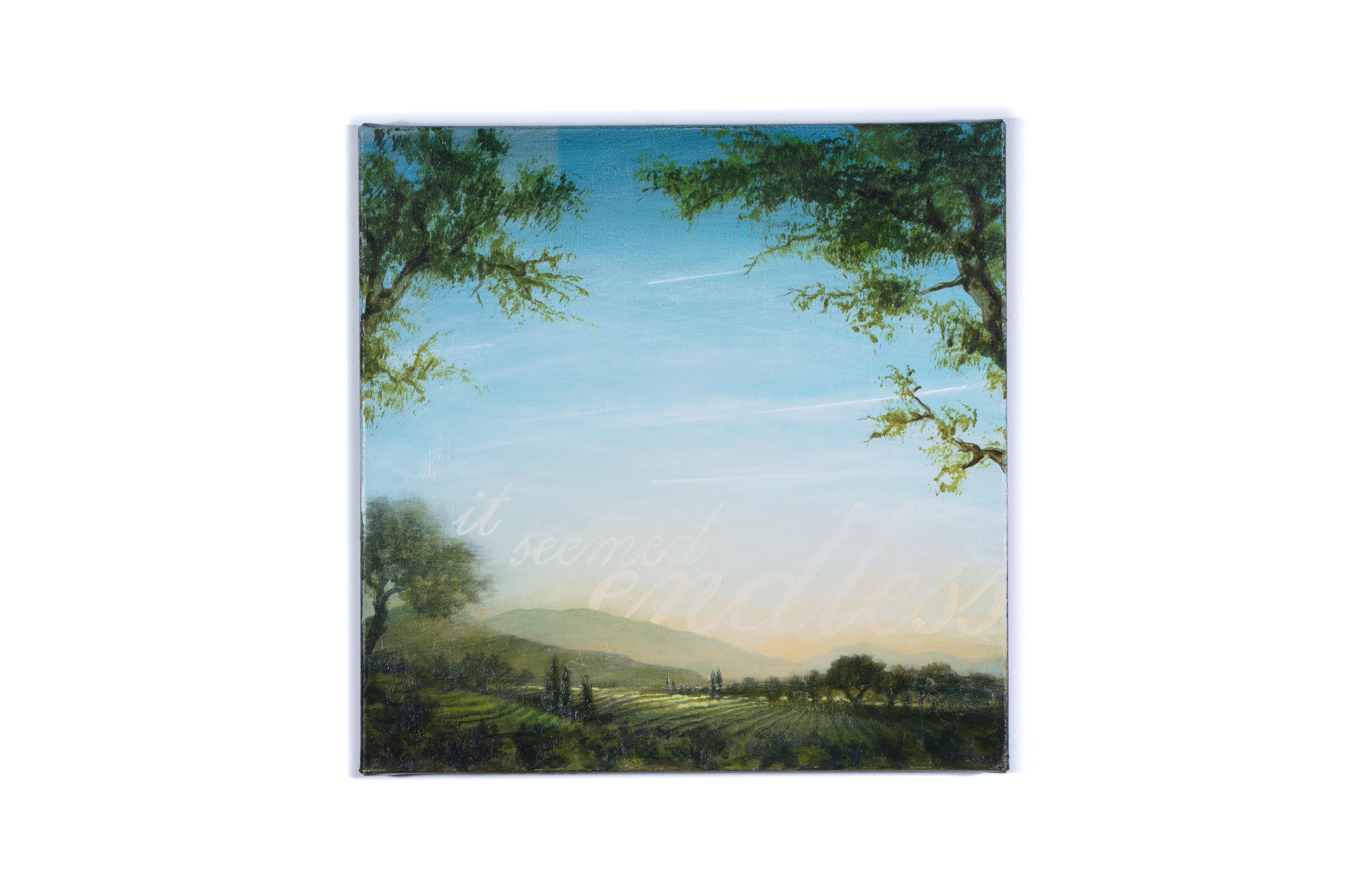 Kevin Sloan  Landscape Painting – Es schien endlos zu sein