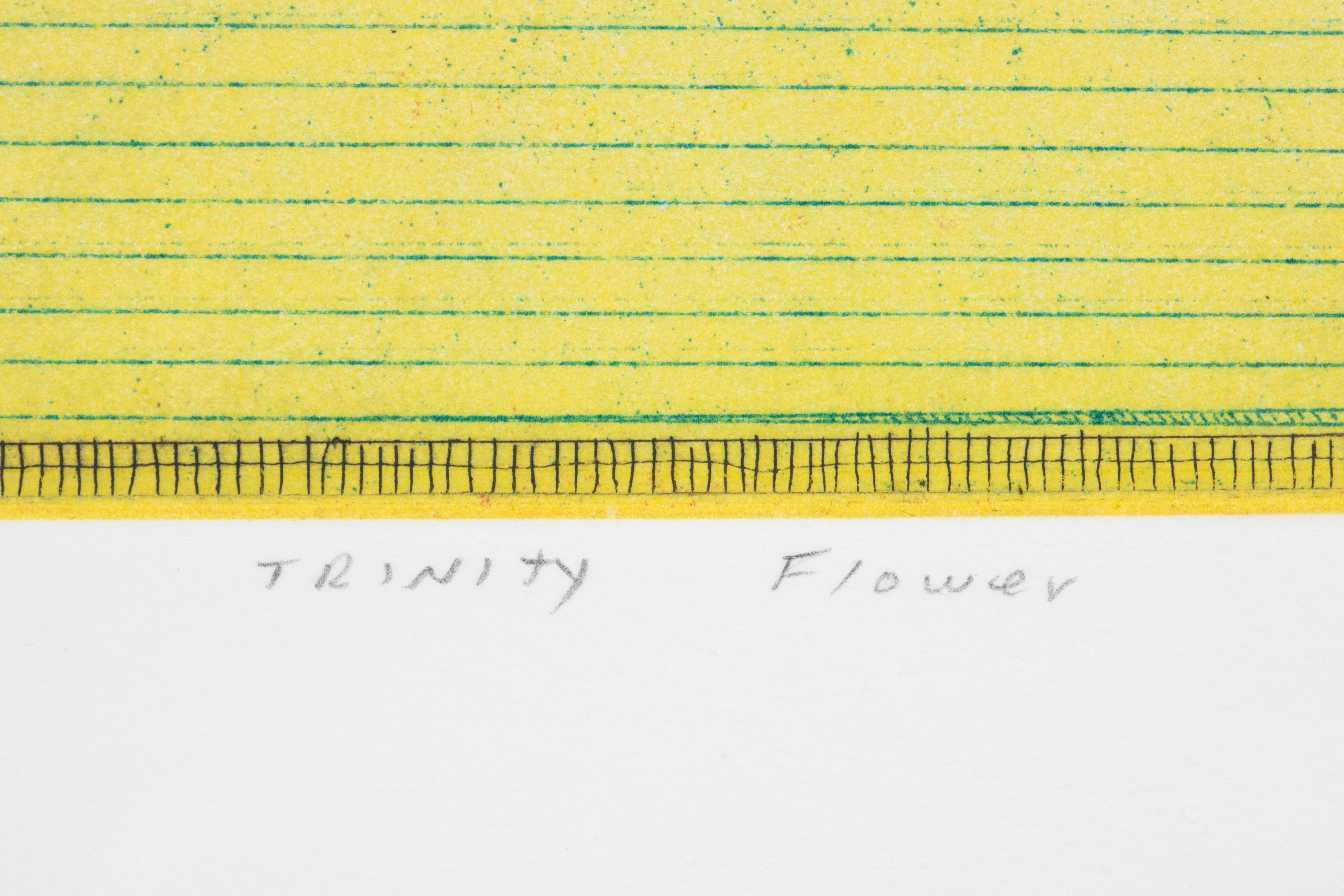 Trinity Flower - Contemporary Print by Tony Fitzpatrick 