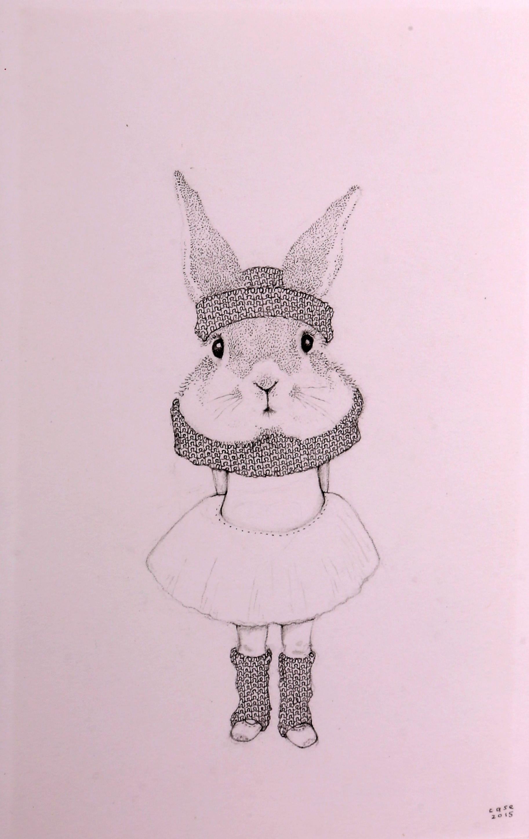 Ballerina Bunny - Art by Jackie Case 