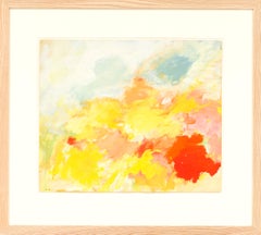 7030 Summer Time, Eugene Brands, 1983 (Colourful Abstract Gouache )