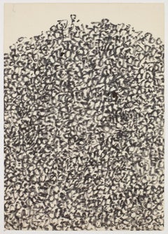 Tekening 7, Drawing 7, Johan Lennarts (abstract expressionist ink drawing)